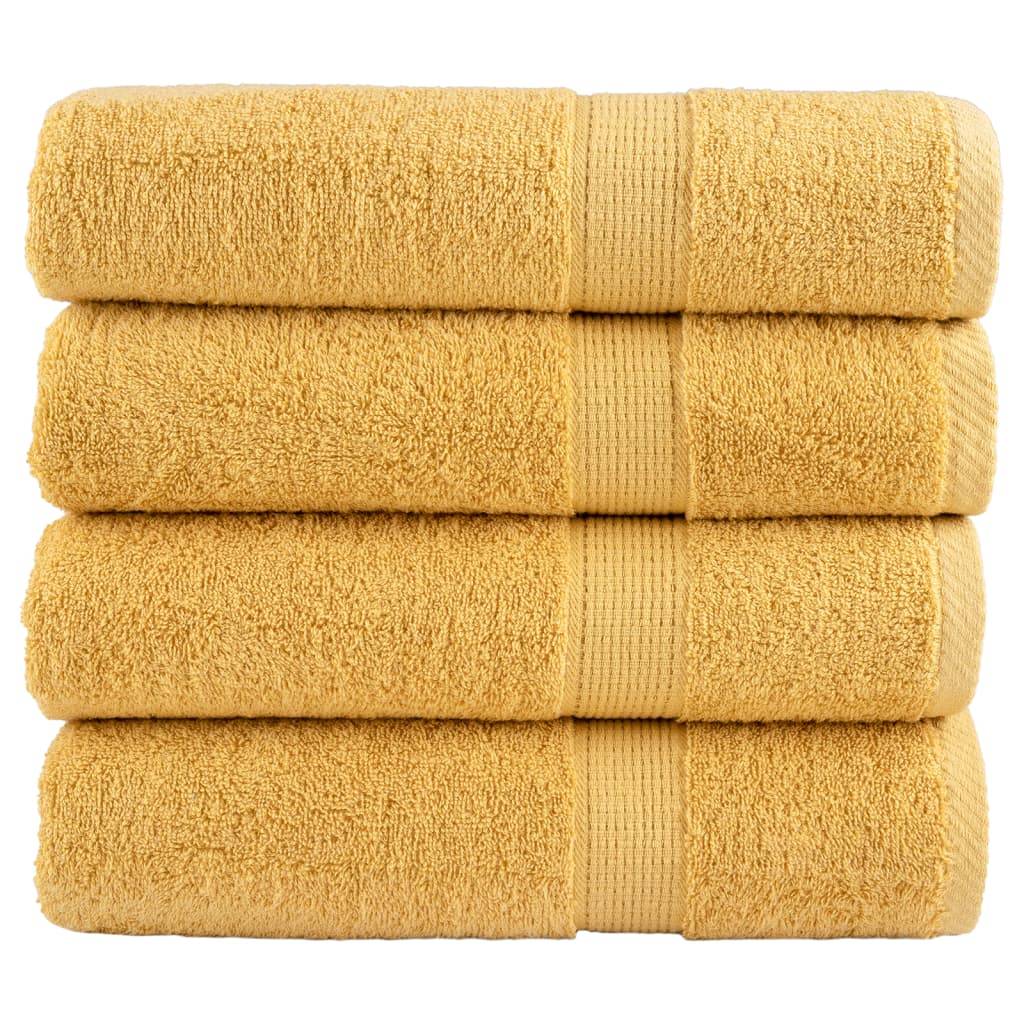 Nappe / serviette coton or  70 x 140 cm  - Prolenta premium p344.0 - Image 2