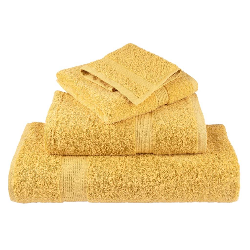 Nappe / serviette coton or  70 x 140 cm  - Prolenta premium p344.0 - Image 4