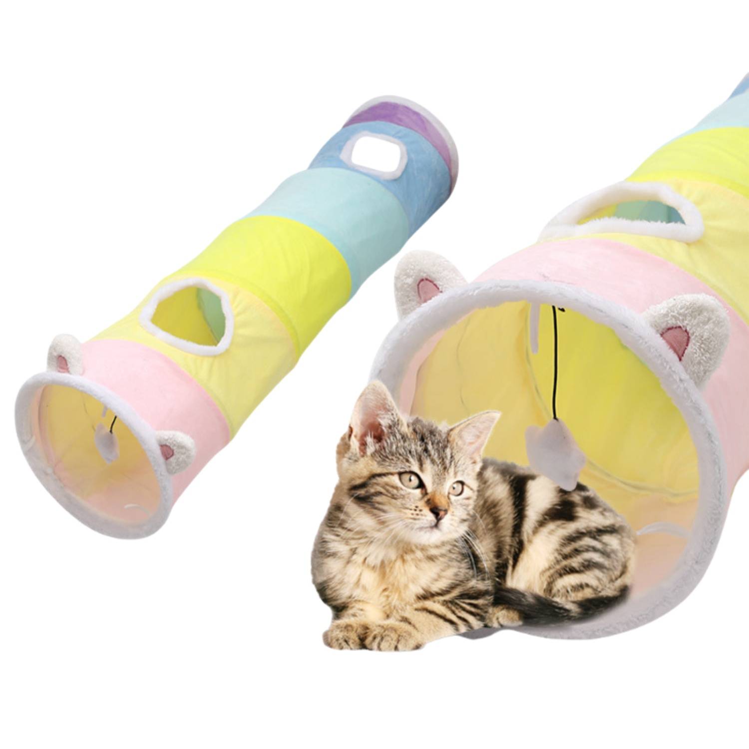 DtopbuyAge - Tunnel Interactif Plisable pour Chat Résistant DtopbuyAge - Image 1