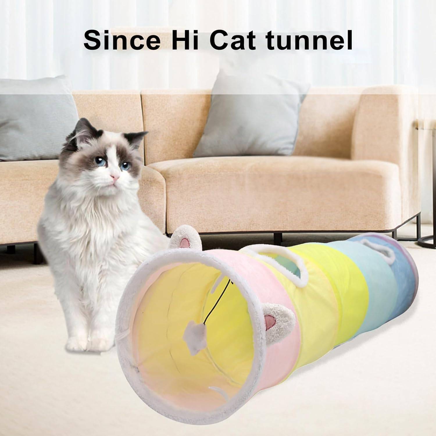 DtopbuyAge - Tunnel Interactif Plisable pour Chat Résistant DtopbuyAge - Image 3
