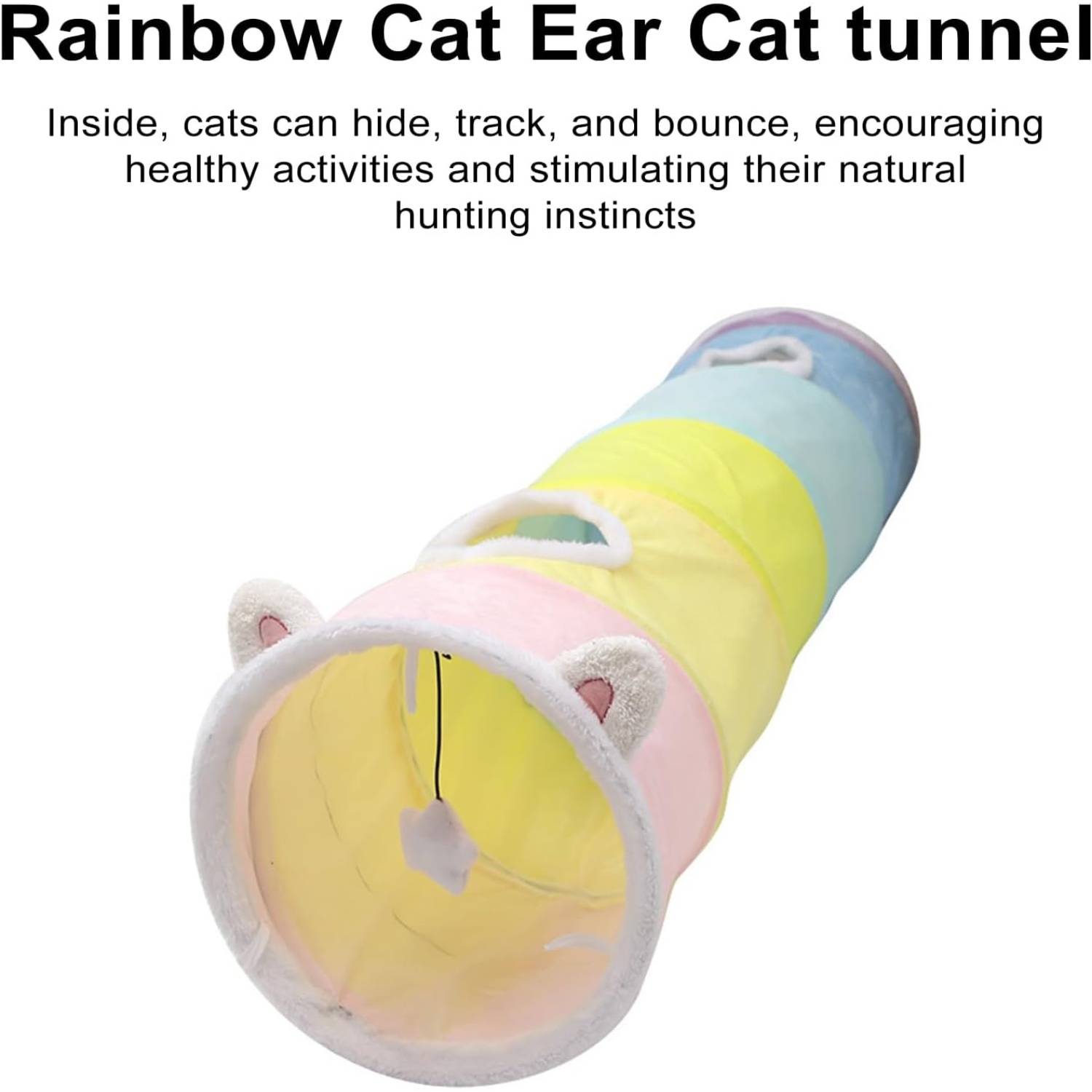 DtopbuyAge - Tunnel Interactif Plisable pour Chat Résistant DtopbuyAge - Image 4