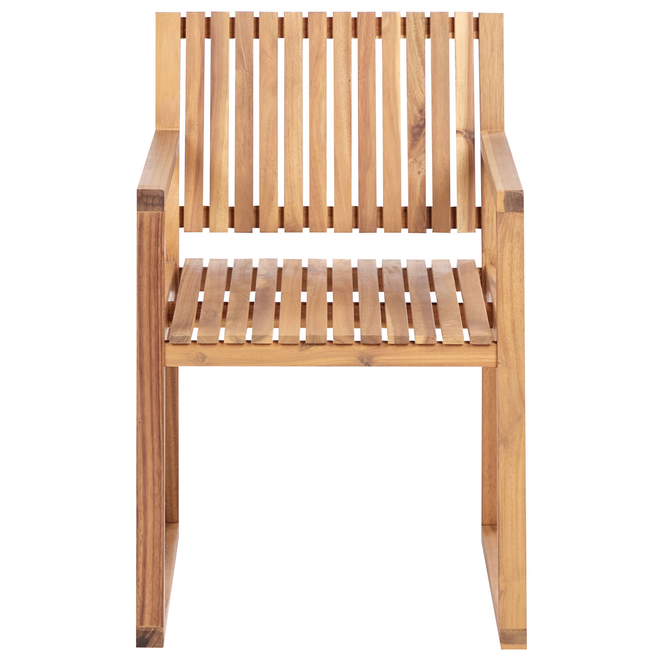 Beliani - Set de salle à manger Bois d'acacia certifié Blanc cassé SASSARI II Beliani - Image 9