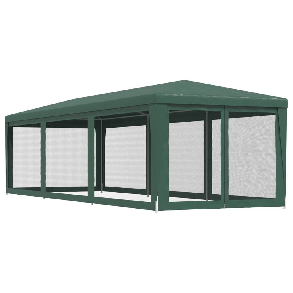 Vidaxl - Tente de fête avec 8 parois latérales en maille Vert 3x9 m PEHD vidaXL 319243 - Image 10