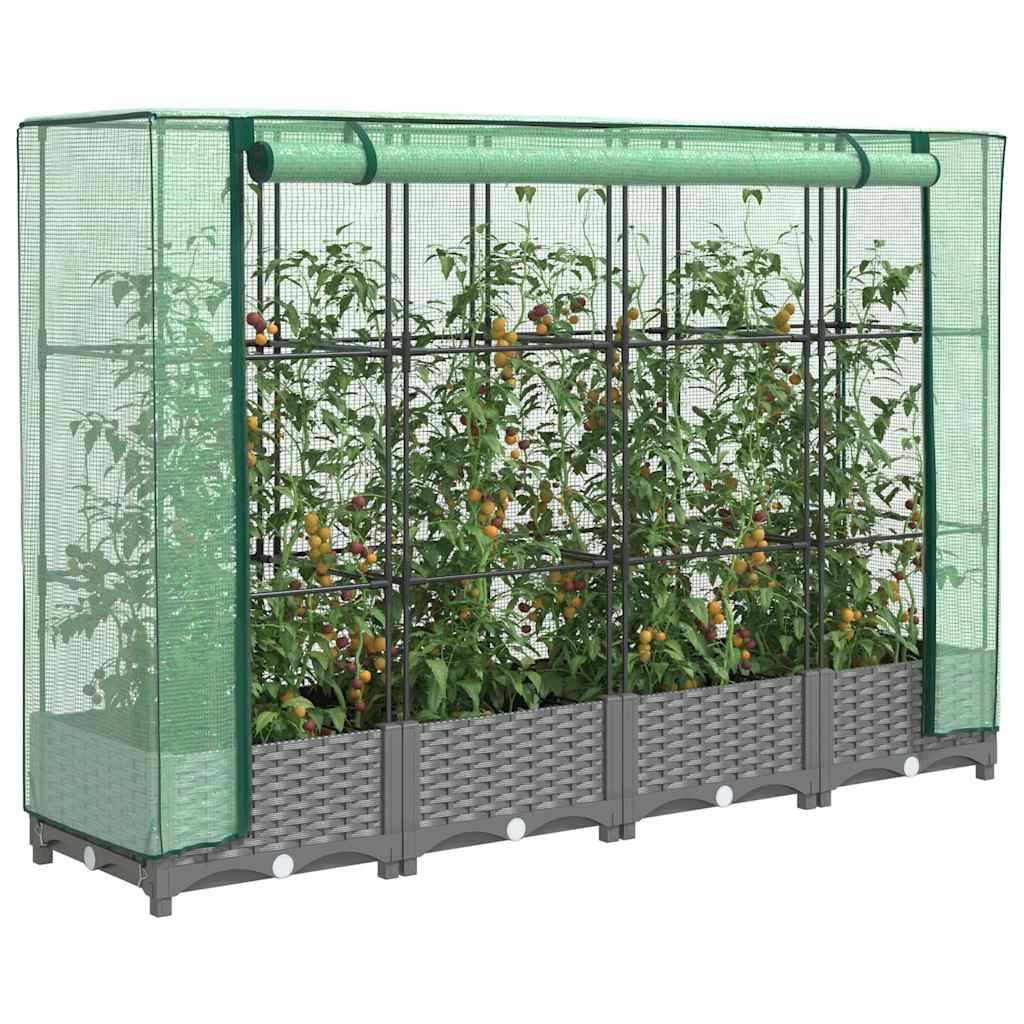 Prolenta Premium - Jardinière polypropylène gris  160 x 40 x 23 cm  - Prolenta premium p364.5 - Image 2