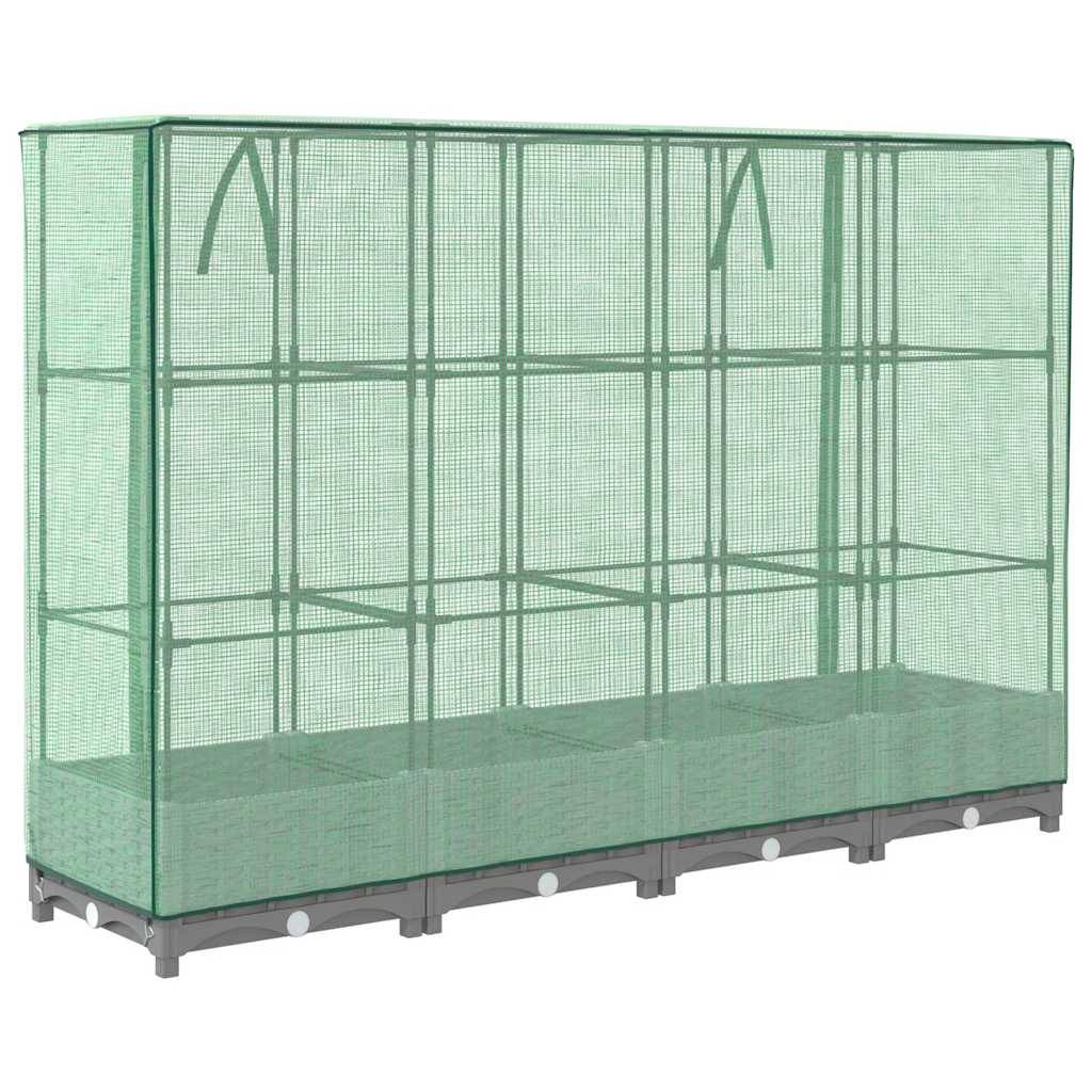 Prolenta Premium - Jardinière polypropylène gris 160 x 40 x 23 cm - Prolenta premium p364.5 - Image 6