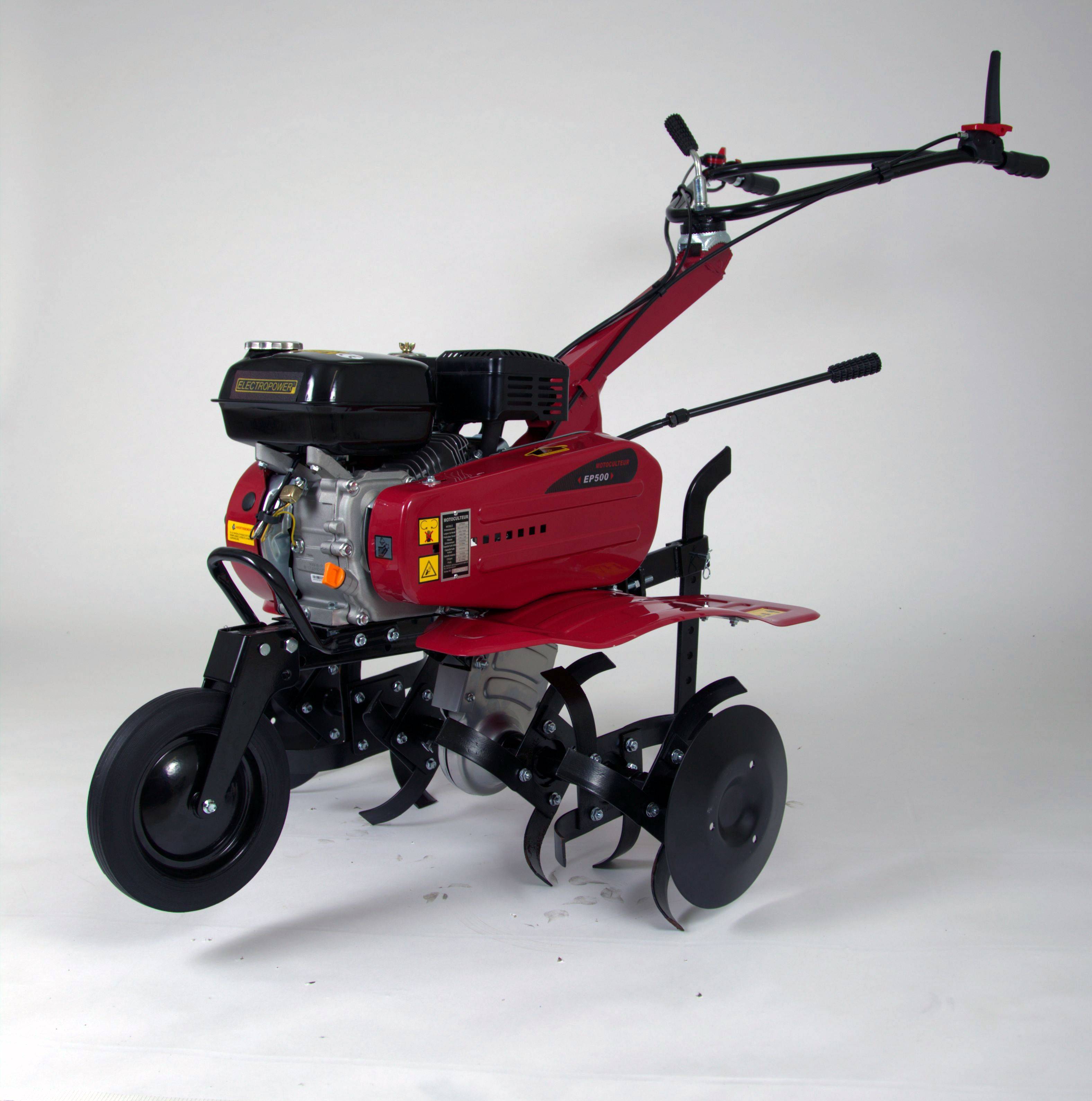 Electropower - Motoculteur MEP500 196 cc  avec charrue simple - Largeur de travail : 75 cm - Image 4