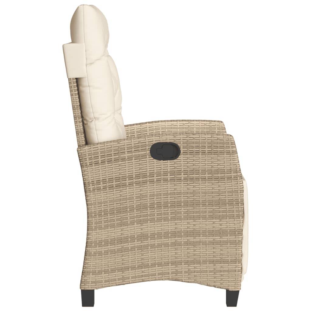 Prolenta Premium - Chaises de jardin rotin beige  57 x 66 x 93 cm  - Prolenta premium p3144.8 - Image 6