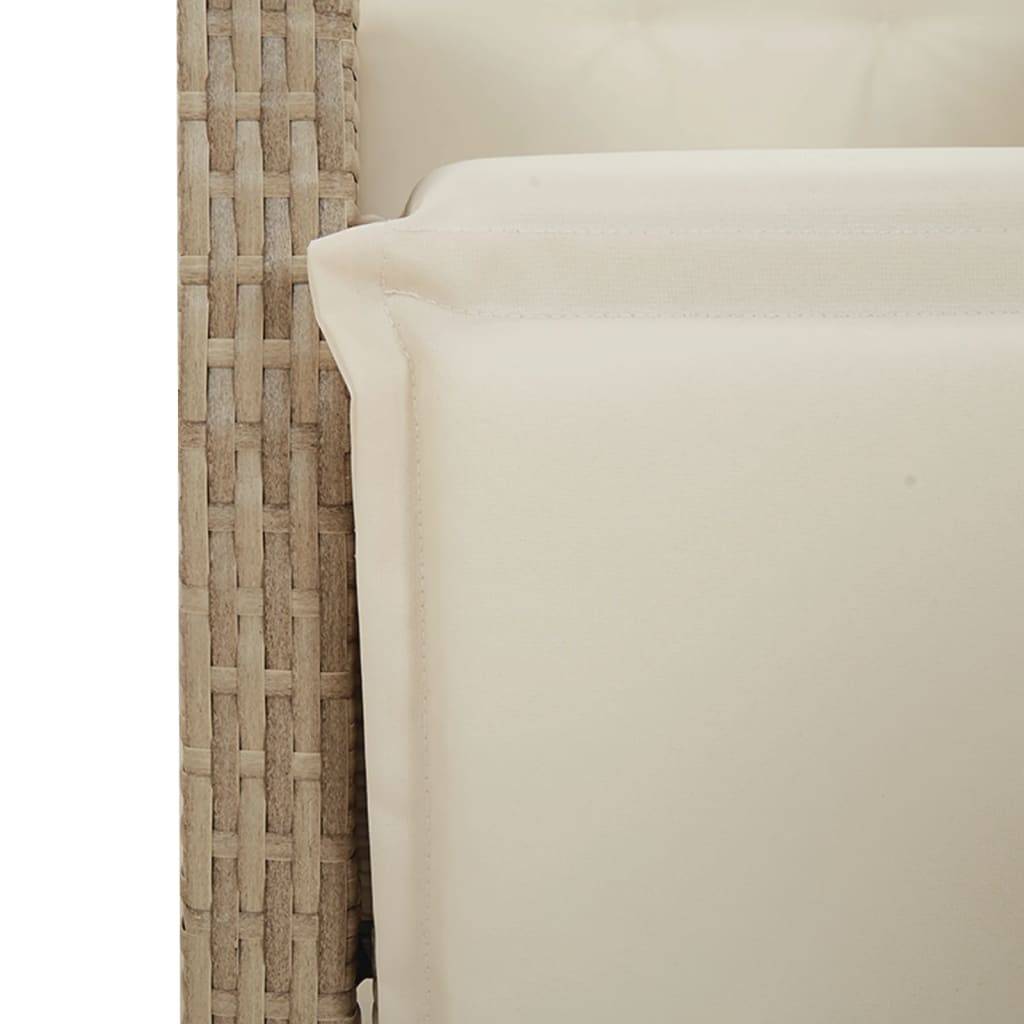 Prolenta Premium - Chaises de jardin rotin beige 57 x 66 x 93 cm - Prolenta premium p3144.8 - Image 10