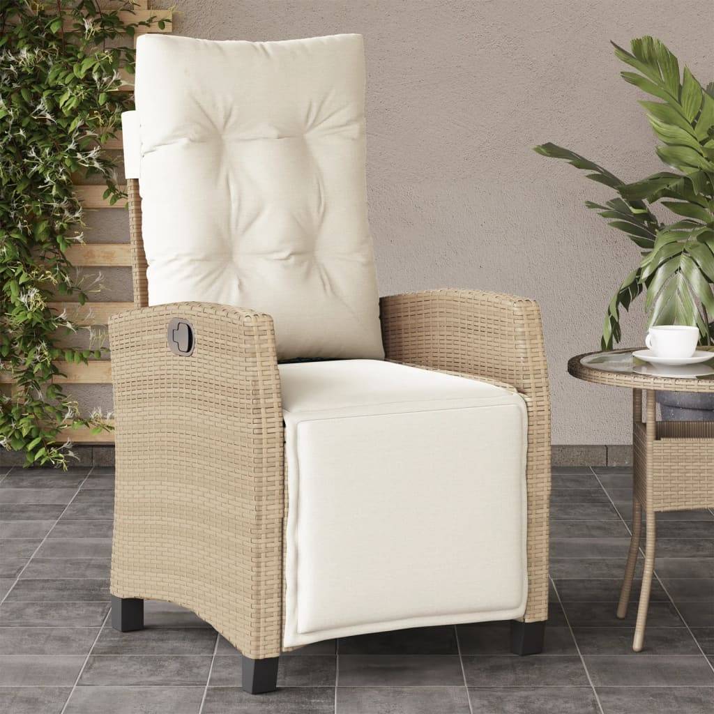 Prolenta Premium - Chaises de jardin rotin beige  57 x 66 x 93 cm  - Prolenta premium p3144.8 - Image 3
