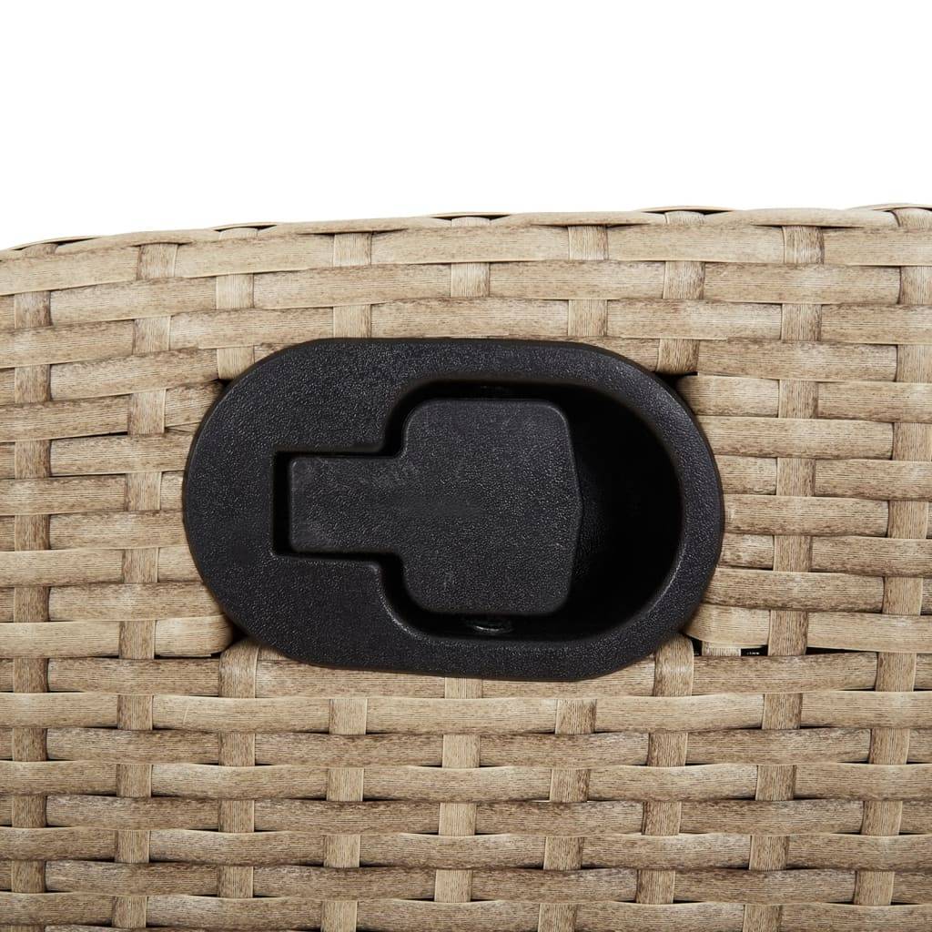 Prolenta Premium - Chaises de jardin rotin beige 57 x 66 x 93 cm - Prolenta premium p3144.8 - Image 9