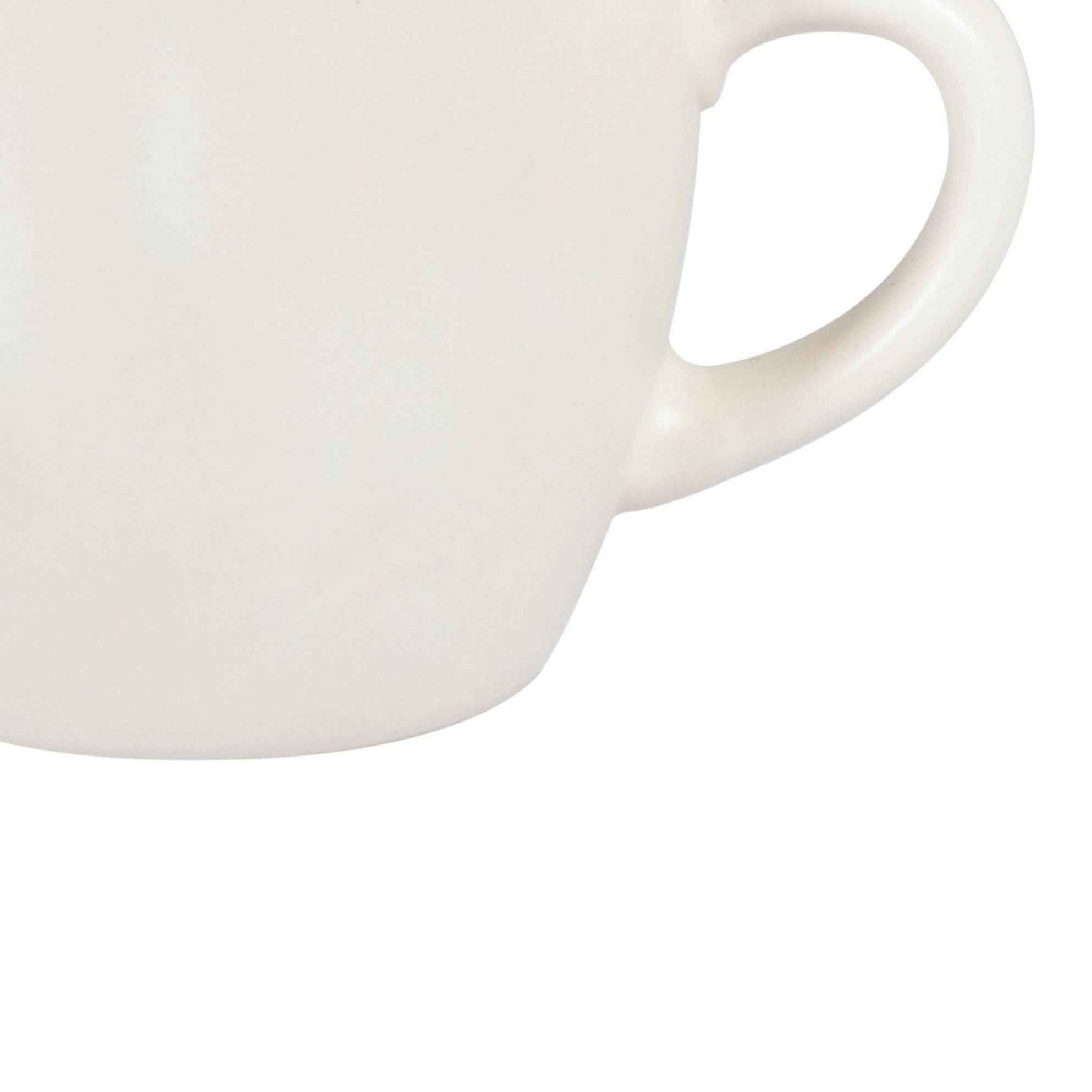 Beliani - Tasses et mugs Grès Blanc cassé CARAWAY - 14x14x2- Beliani - Image 8