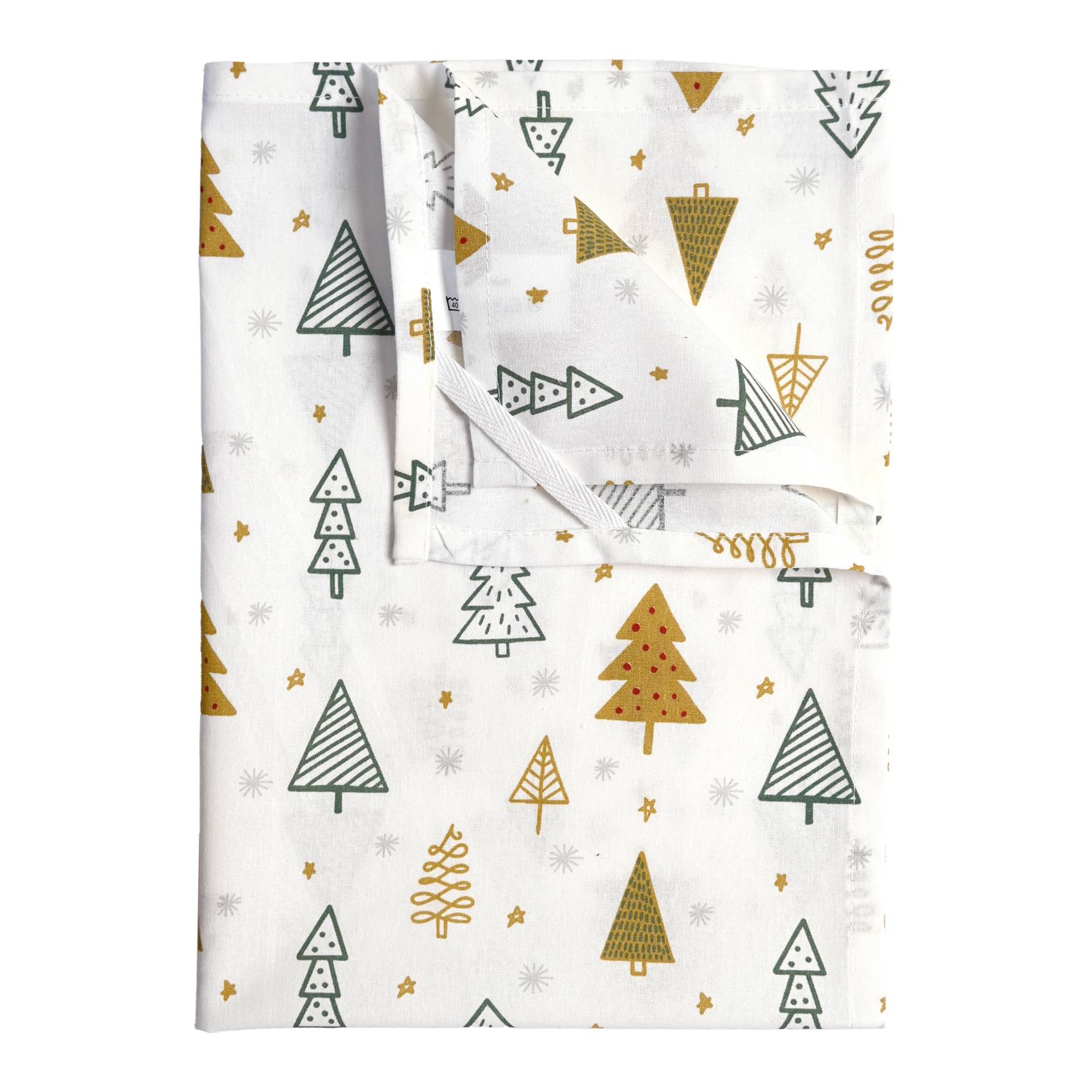 Home Maison - Torchons de cuisine motifs sapins en coton - HOME MAISON - Coton - Vert sapin - Image 1