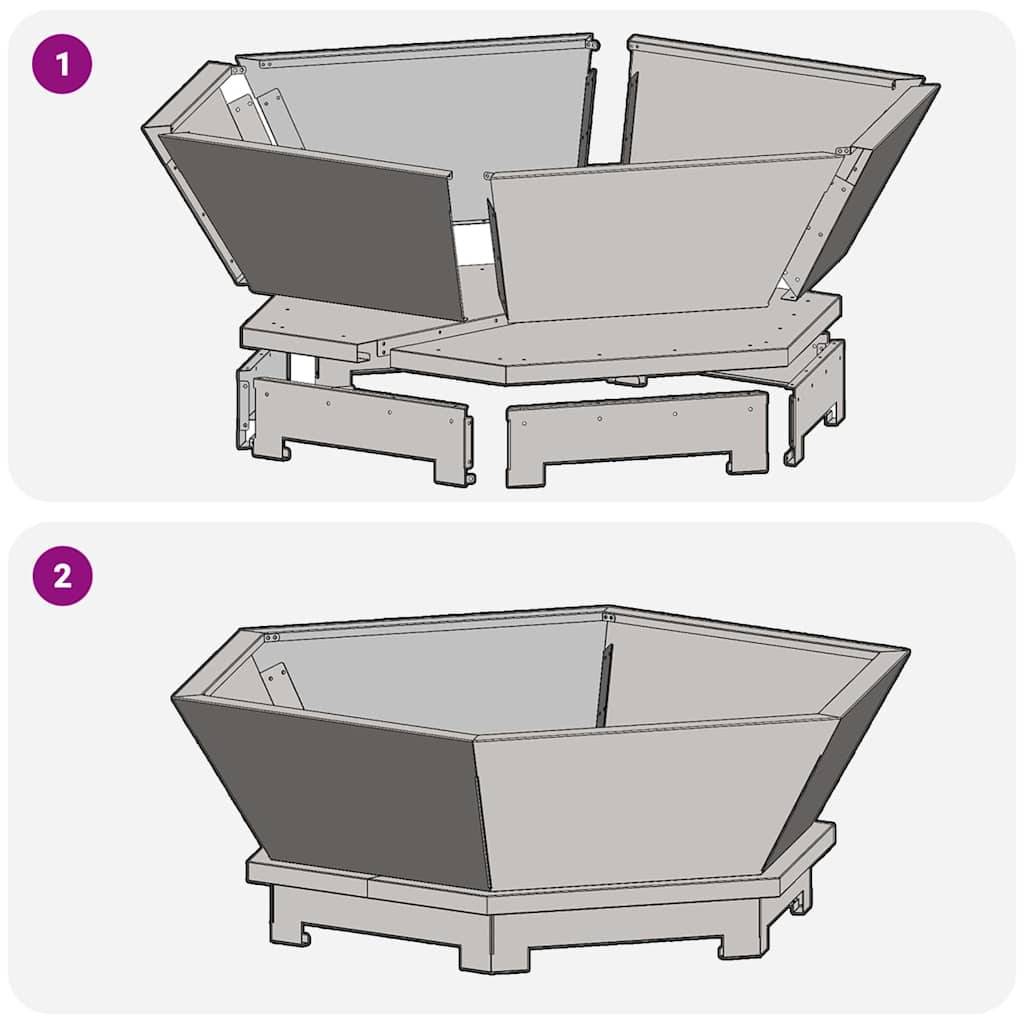 ComfortXL - Brasero Foyer Acier Corten pour Jardin Barbecue Chauffage 75 cm Marron – ComfortXL Outdoor Living - Image 5