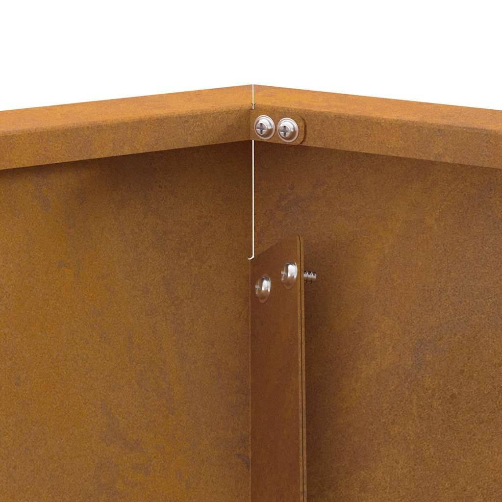 ComfortXL - Brasero Foyer Acier Corten pour Jardin Barbecue Chauffage 75 cm Marron – ComfortXL Outdoor Living - Image 8