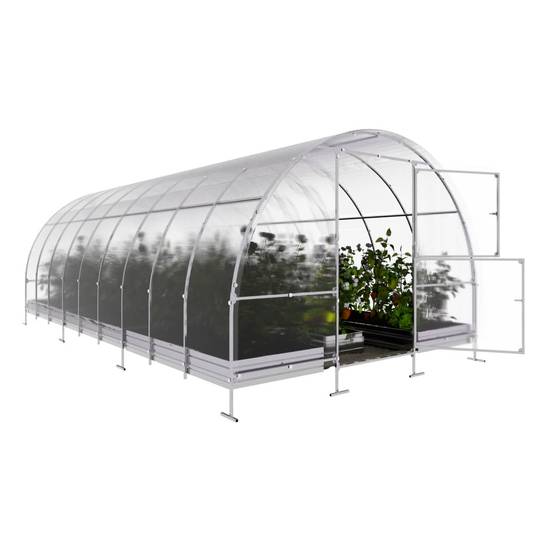 Serre KLASIKA EASY 3 x 6 m (18 m²), 6 mm avec revêtement en polycarbonate - Image 2
