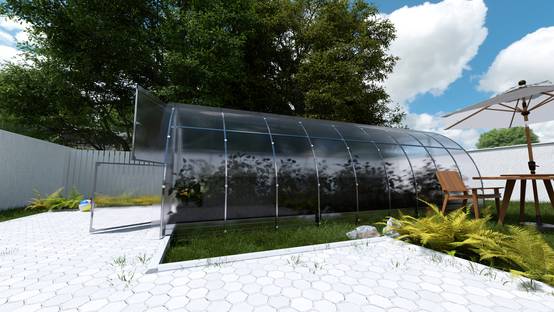 KLASIKA GREENHOUSES - Serre KLASIKA EASY 3 x 6 m (18 m²), 6 mm avec revêtement en polycarbonate - Image 1