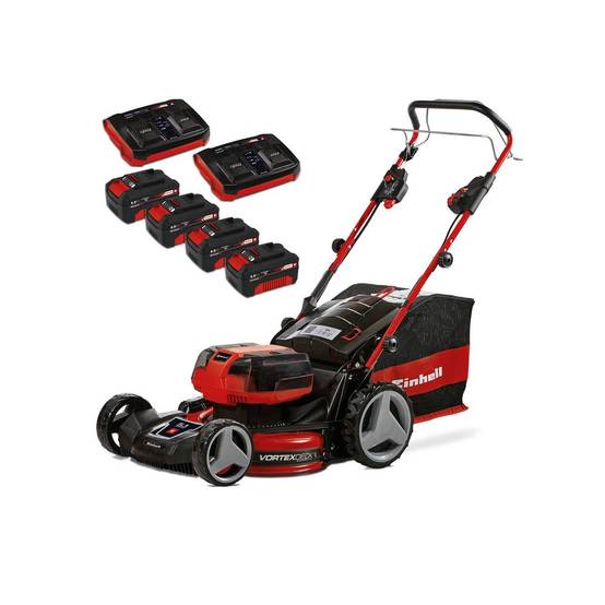 Einhell - Tondeuse à gazon sans fil GE-CM 36/47 S HW Li + 4 batteries + 2 chargeurs doubles Einhell - Image 1