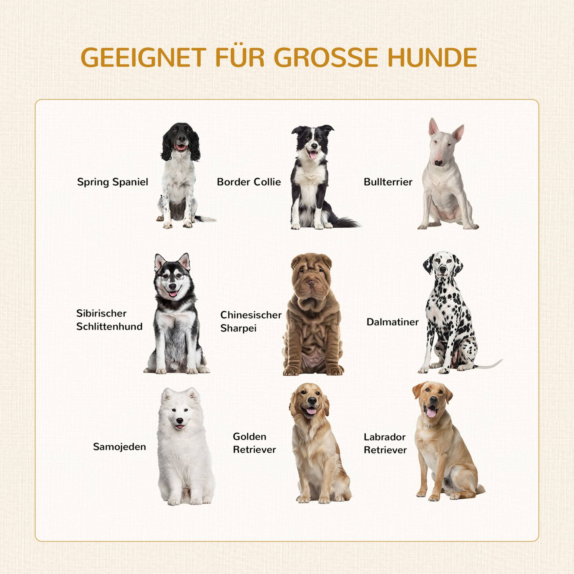 Caisse pour chien avec tapis doux,2 portes verrouillables,acier blanc,94x60x71,5cm - Image 6