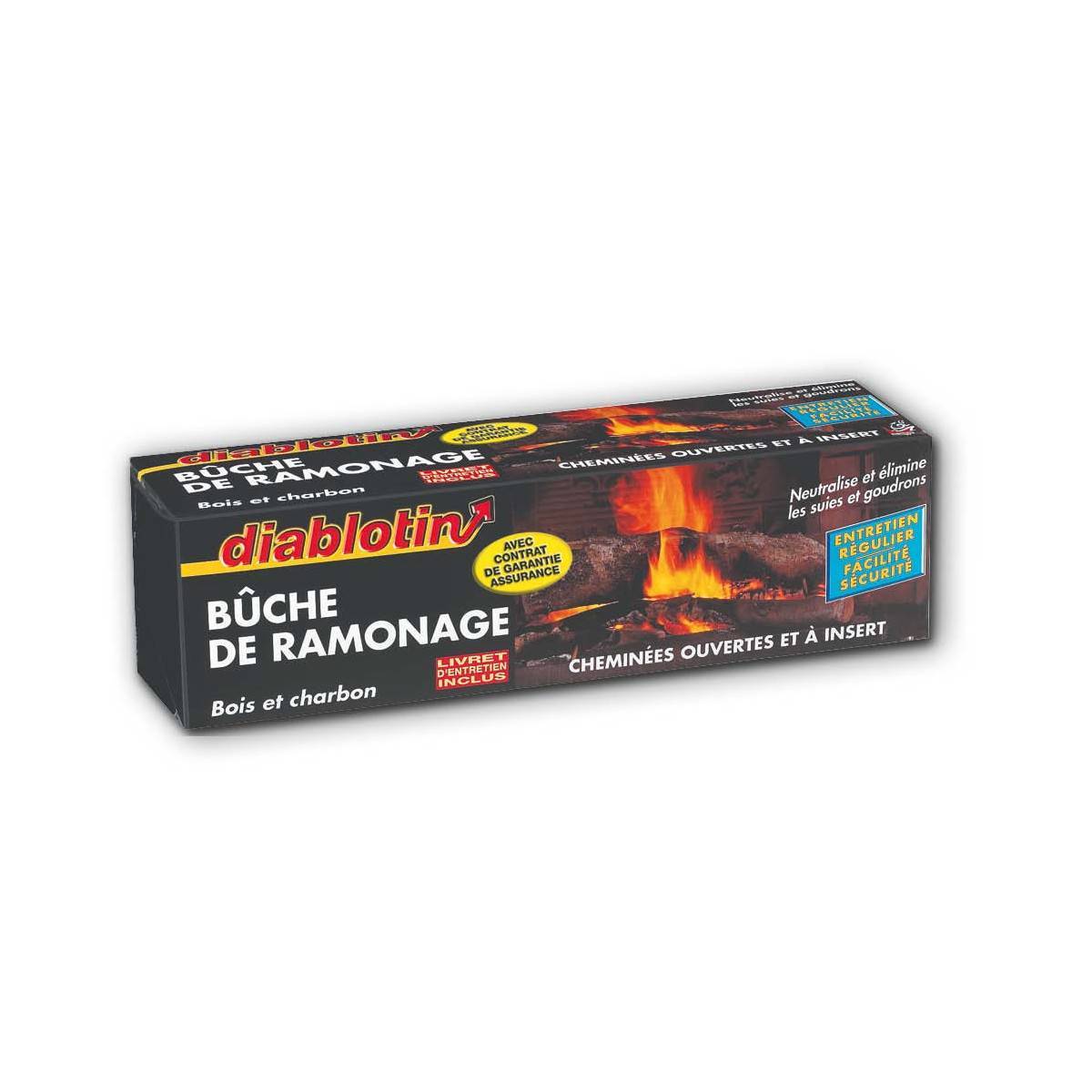 Diablotin - Bûche de ramonage - Protection et entretien cheminée