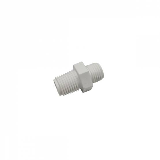 Raccord, manchon d'adaptation 1/4' pour distibuteur de produits chimiques de piscine - Blanc - CLX220P - Hayward