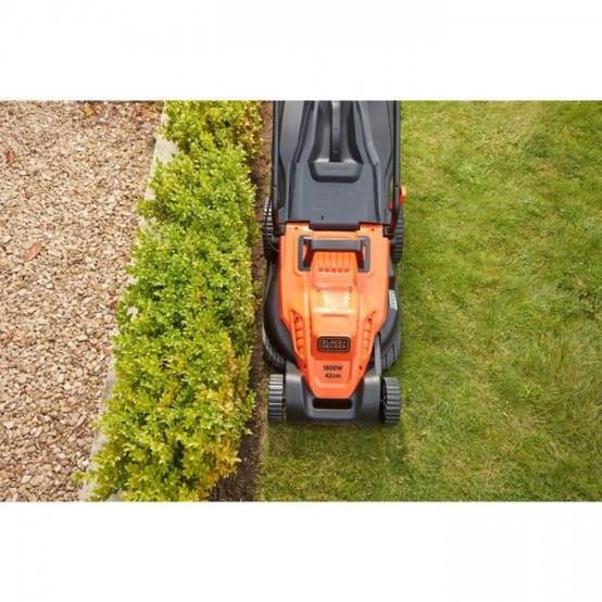 Tondeuse a Gazon BLACK+DECKER a Gazon Electrique Filaire 1800W BEMW481BH-QS 6 Hauteurs Réglables 20, 30, 40, 50, 60 et 70 mm - Image 5
