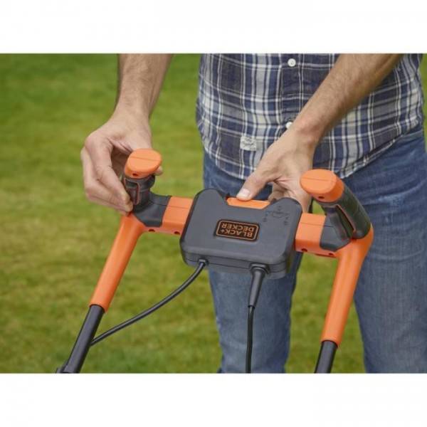 Tondeuse a Gazon BLACK+DECKER   a Gazon Electrique Filaire 1800W BEMW481BH-QS 6 Hauteurs Réglables 20, 30, 40, 50, 60 et 70 mm - Image 3