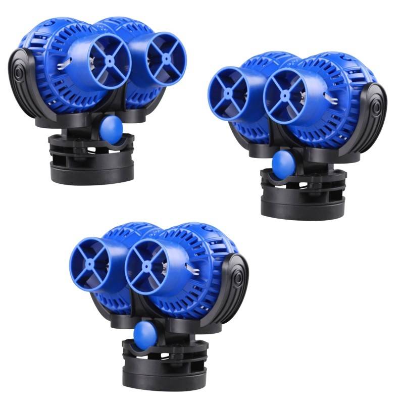 3 Pompes De Brassage Double Flux, 15000 l/h Pour Aquariums marins et eau douce