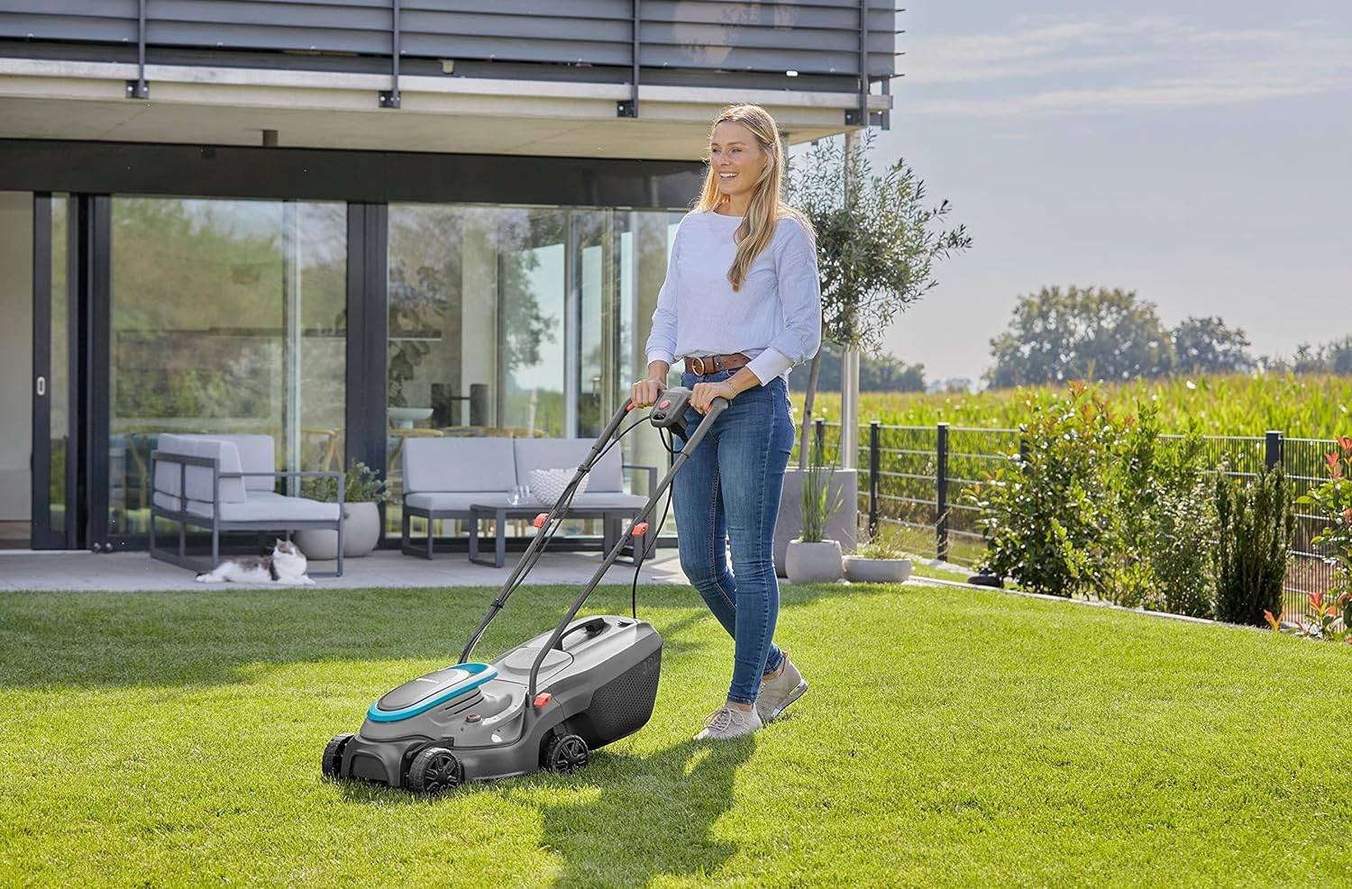 Gardena - Tondeuse électrique PowerMax - 32 cm - 1200 W - GARDENA - 14633-20 - Image 6