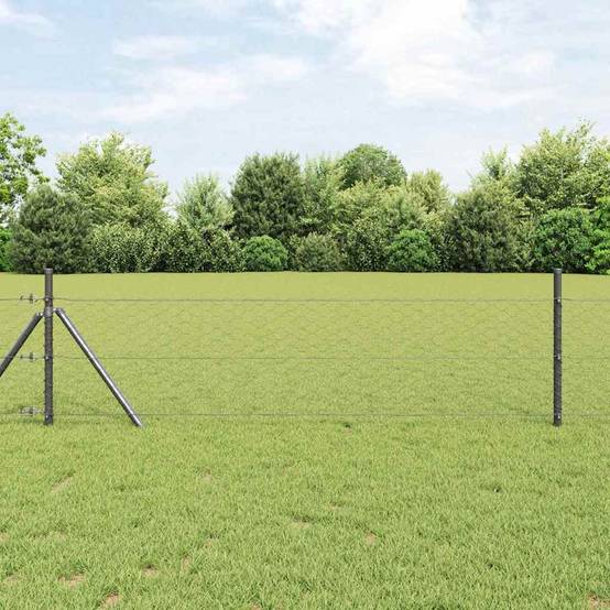 Clôture hexagonale PVC Gris 1,6 x 25 m, Poids :7.05kg - PANGIVO - Image 1