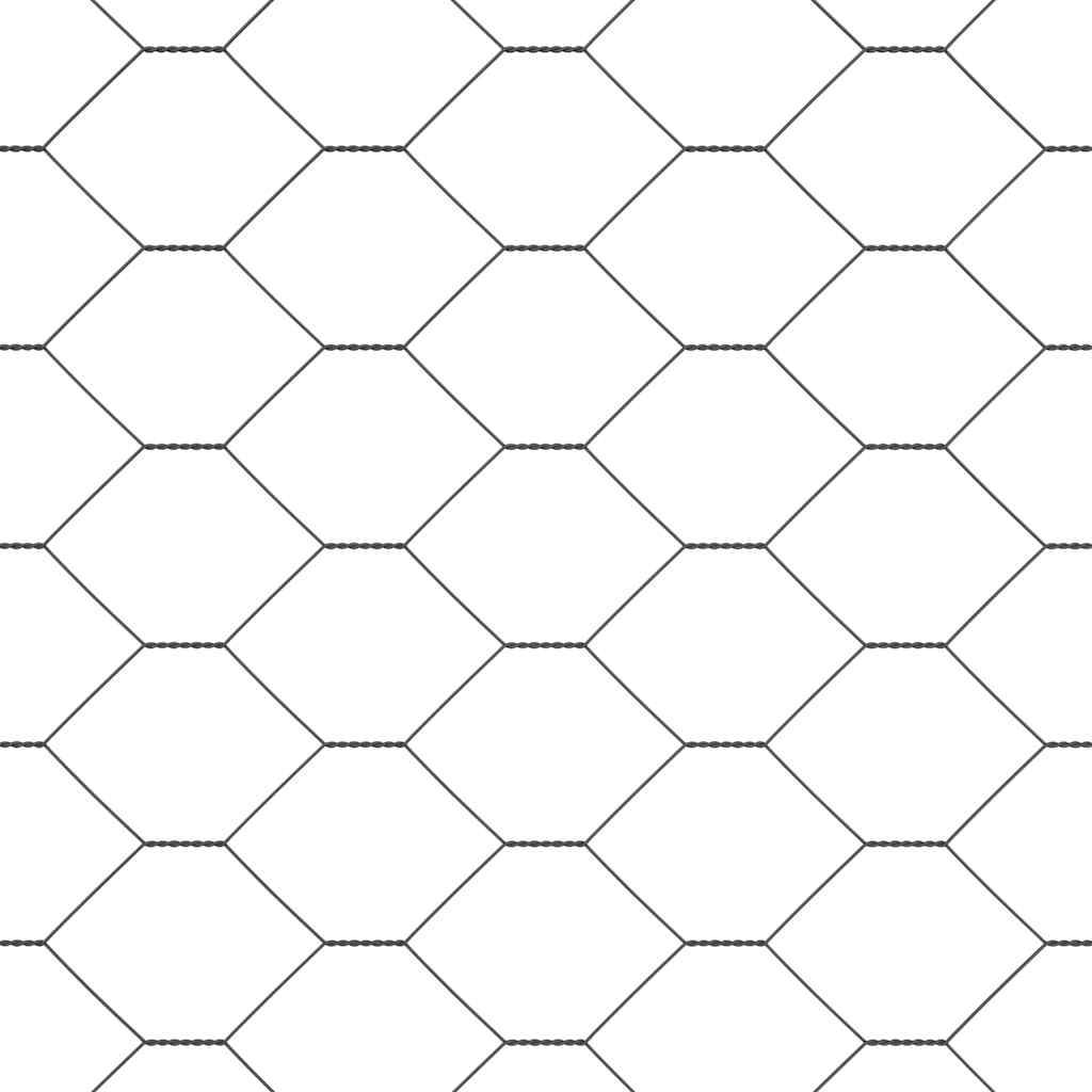 Clôture hexagonale PVC Gris 1,6 x 25 m, Poids :7.05kg - PANGIVO - Image 7