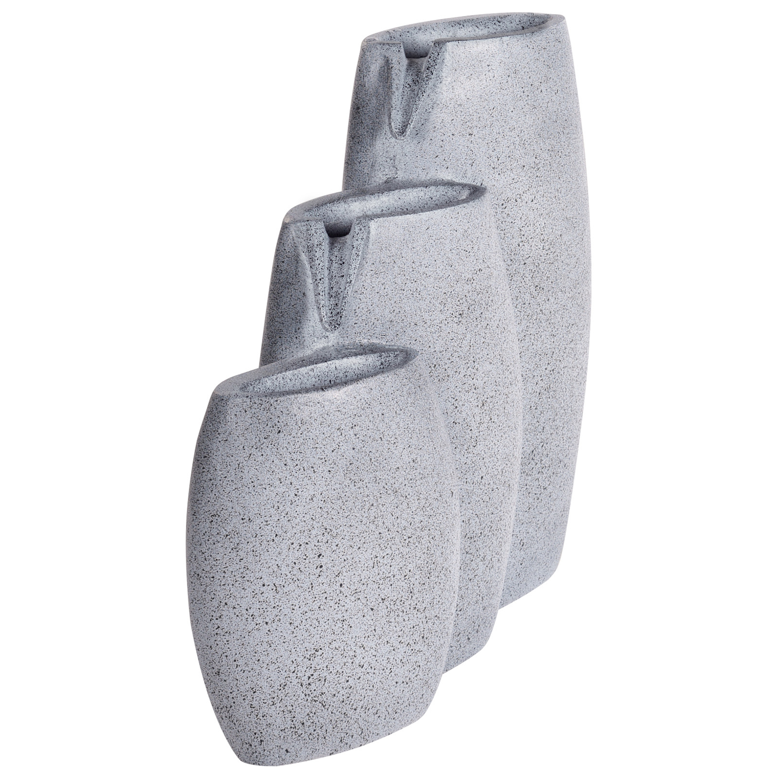 Fontaine décorative Fibre d'argile Gris ARKLE - Beliani - Image 5