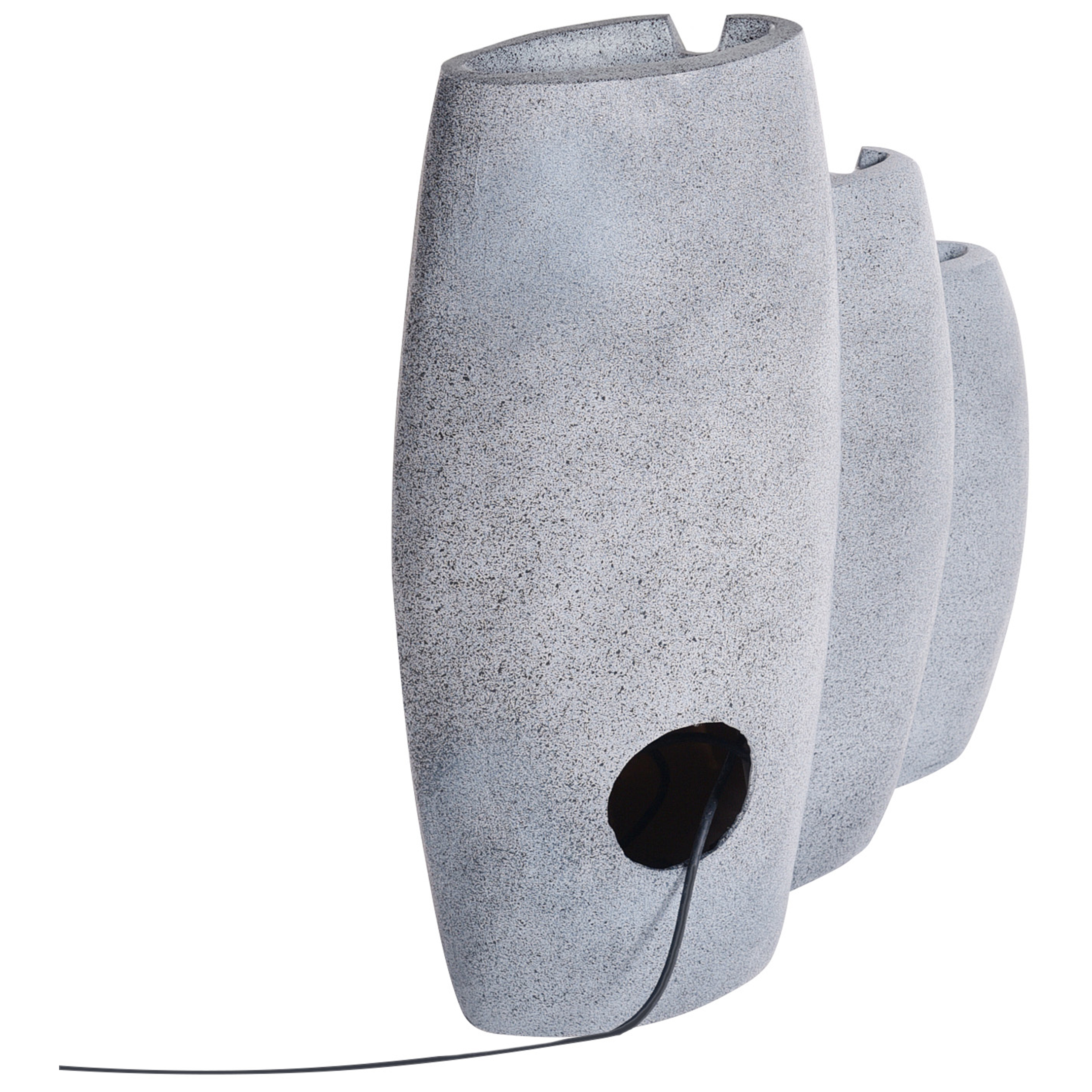 Fontaine décorative Fibre d'argile Gris ARKLE - Beliani - Image 6