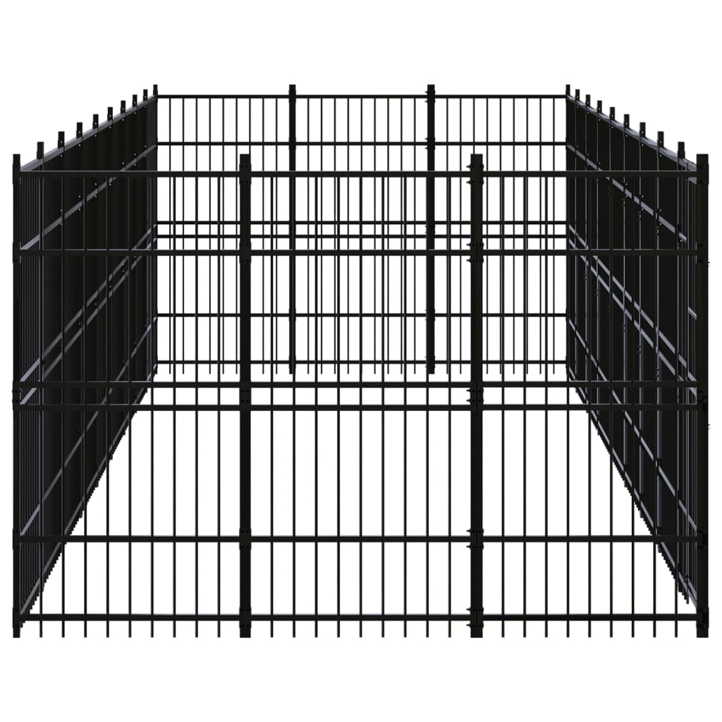 Vidaxl - Chenil D'Extérieur Pour Chiens Acier 24,88 M² - vidaXL - Image 3