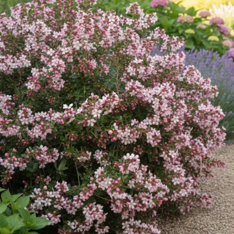 Escallonia Apple Blossom à fleurs Rose/ - feuillage Persistant - Pot de 4L - 40/60 cm - Image 1