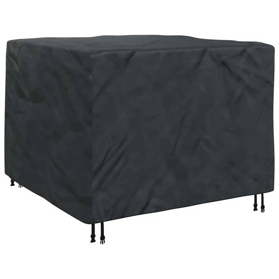 Housse Carrée pour Table et Chaises de Jardin Oxford 210D Imperméable et Anti-UV Noir 125x125x74 cm – ComfortXL Outdoor Living - Image 7