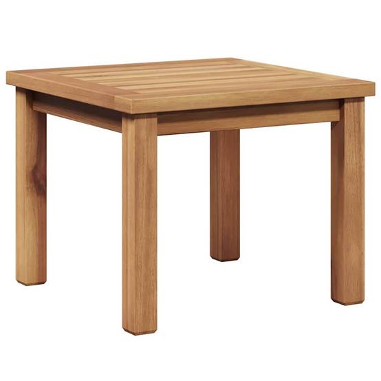 Table Basse de Jardin Carrée en Teck Massif 45x45cm, Table d'Appoint Extérieure pour Terrasse & Balcon – ComfortXL Outdoor Living - Image 2