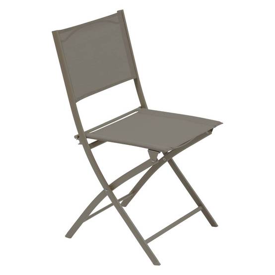 Hesperide - Lot de 4 Chaises de jardin Modula pliables noisette Hespéride - Image 2