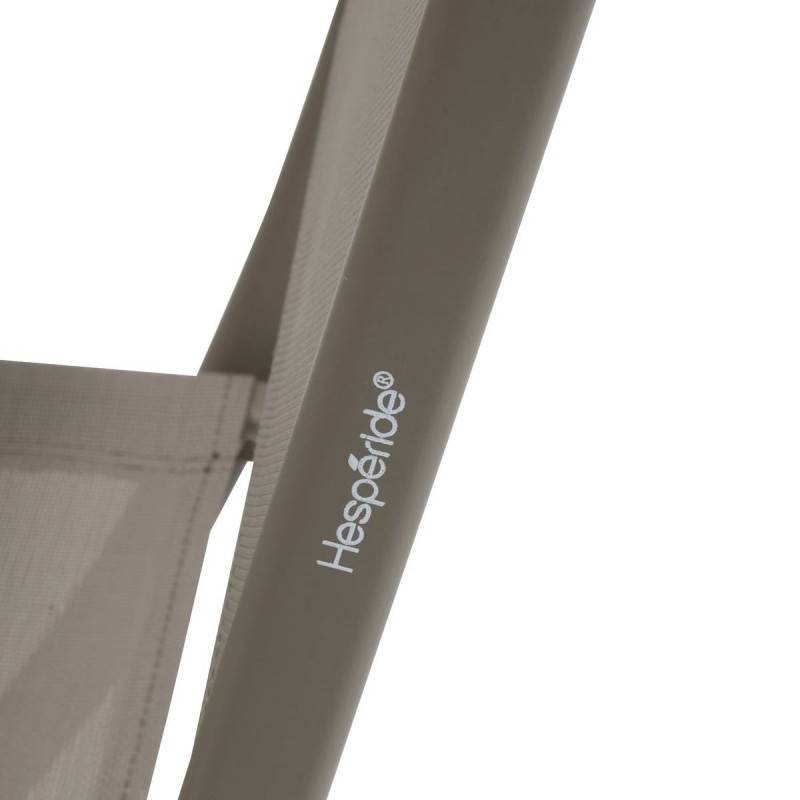 Hesperide - Lot de 4 Chaises de jardin Modula pliables noisette Hespéride - Image 7