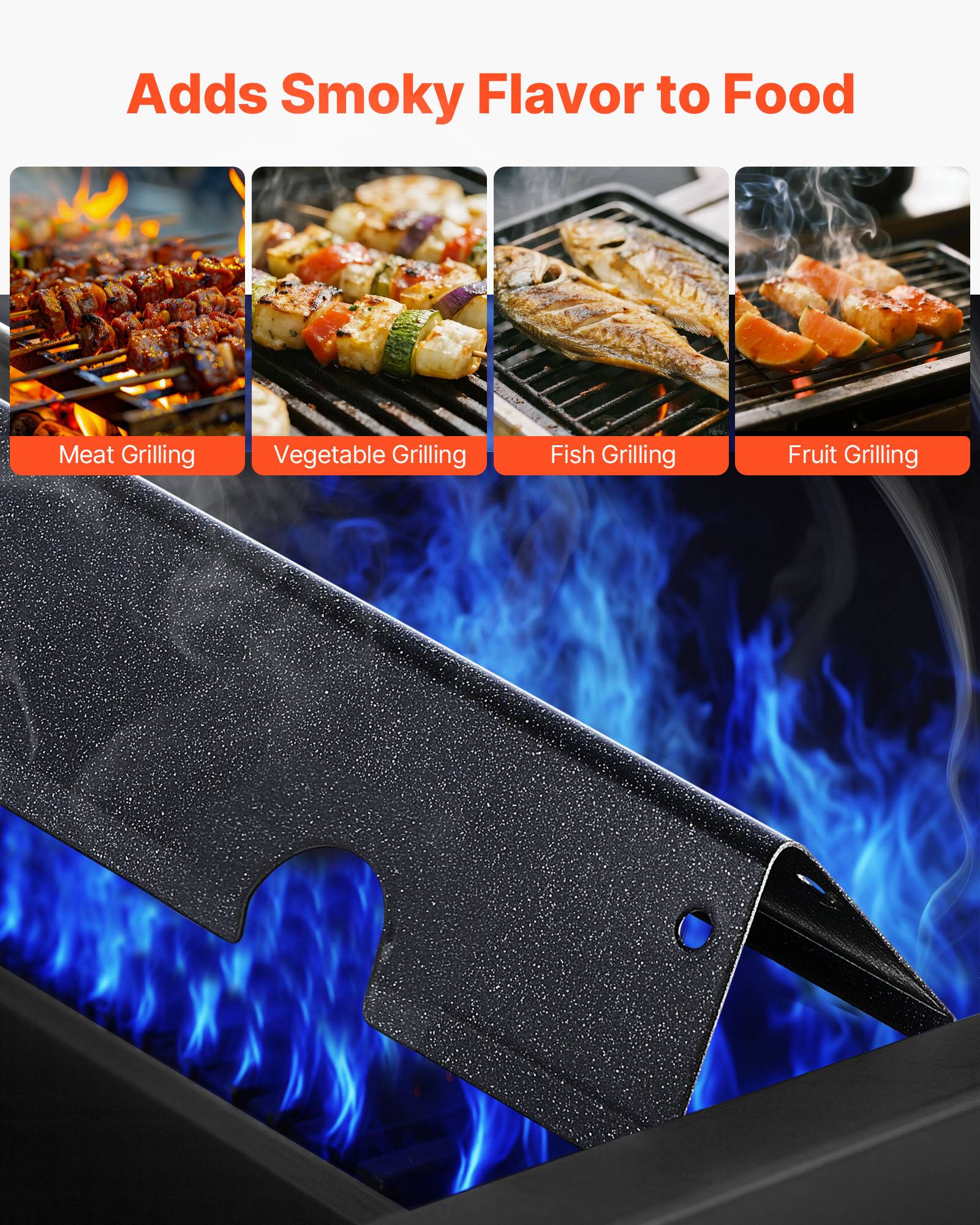 Vevor - VEVOR Barre Cache-brûleur pour Barbecue 44 cm pour Weber Genesis II Série 300 - Image 7