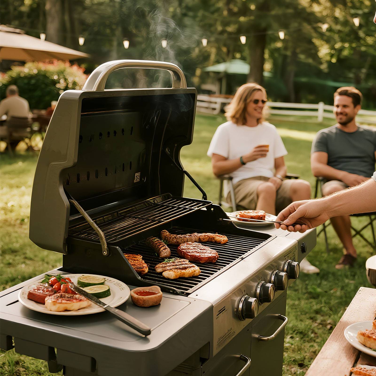 Vevor - VEVOR Barre Cache-brûleur pour Barbecue 44 cm pour Weber Genesis II Série 300 - Image 8