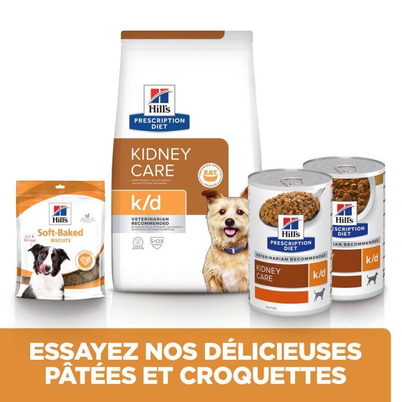 CROQUETTES CHIEN ADULT PRESCRIPTION DIETS K/D KIDNEY - HILL'S 4 kg - Image 3