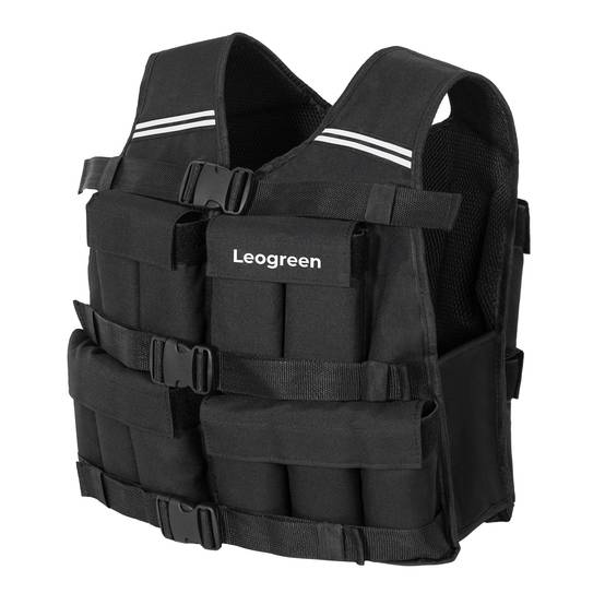 Ensemble gilet lesté 15 kg avec 4 plaques de poids pour entraînement Ensemble gilet lesté 15 kg avec 4 plaques de poids pour entraînement