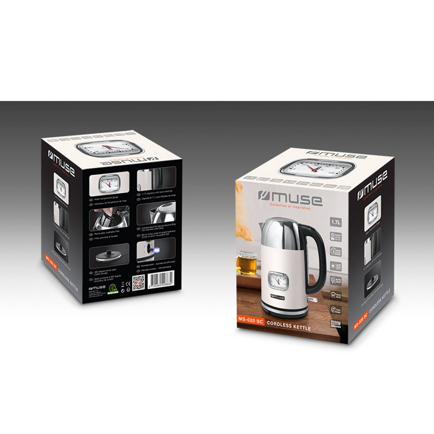 Bouilloire MUSE MS-020 SC - sans fil - Image 3