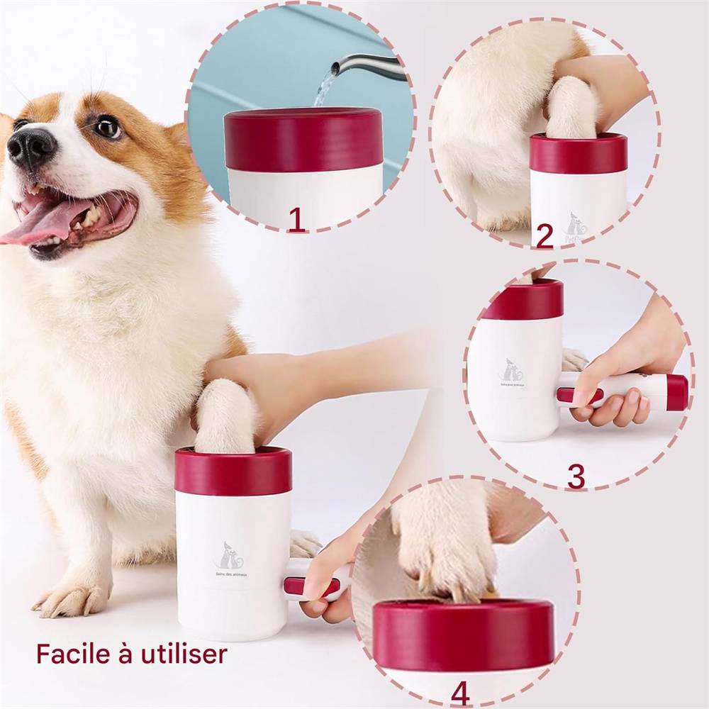 Verre de nettoyage automatique des pattes pour animaux de compagnie DtopbuyAge - Image 3