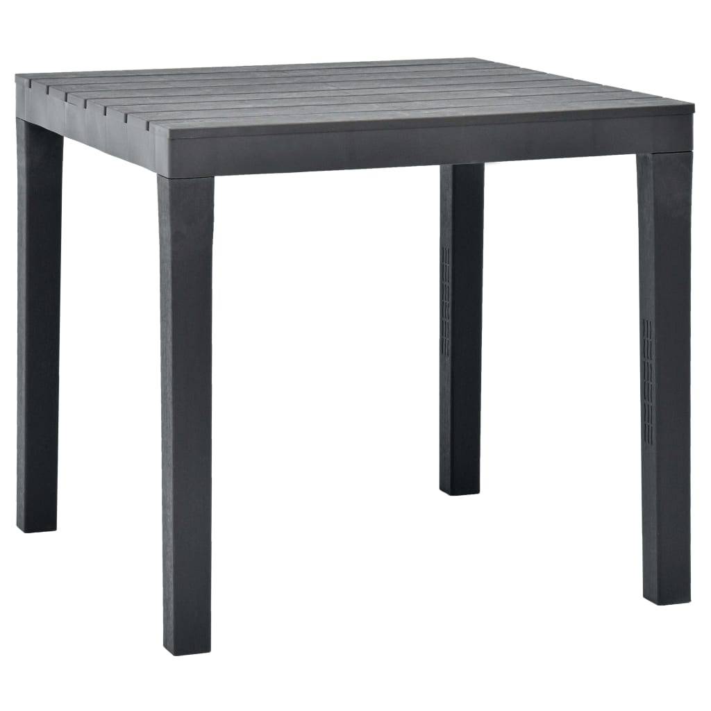 Prolenta Premium - Table bois composite Jean-Fabrice Anthracite 78 X 78 X 72 cm - P87209A - Image 1
