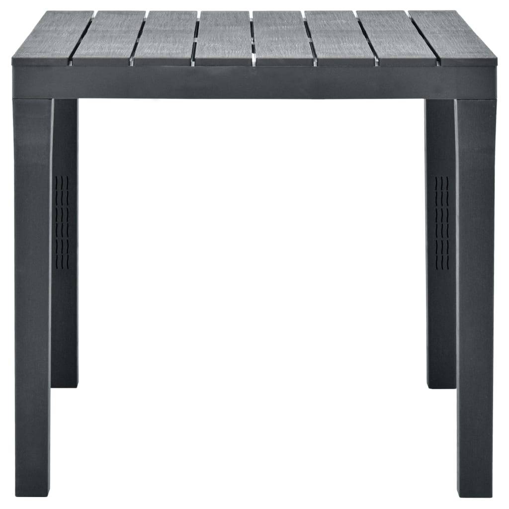 Prolenta Premium - Table bois composite Jean-Fabrice Anthracite 78 X 78 X 72 cm - P87209A - Image 3
