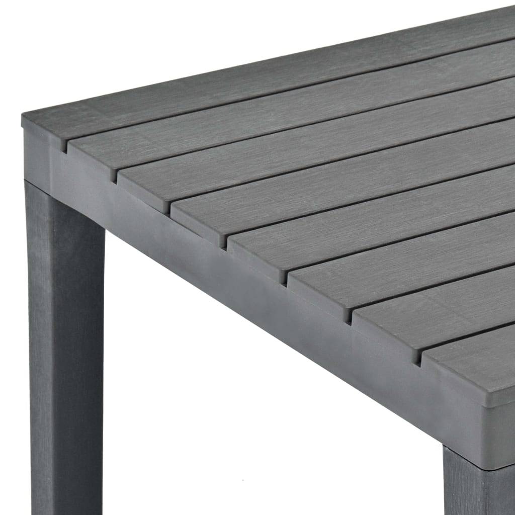 Prolenta Premium - Table bois composite Jean-Fabrice Anthracite 78 X 78 X 72 cm - P87209A - Image 4
