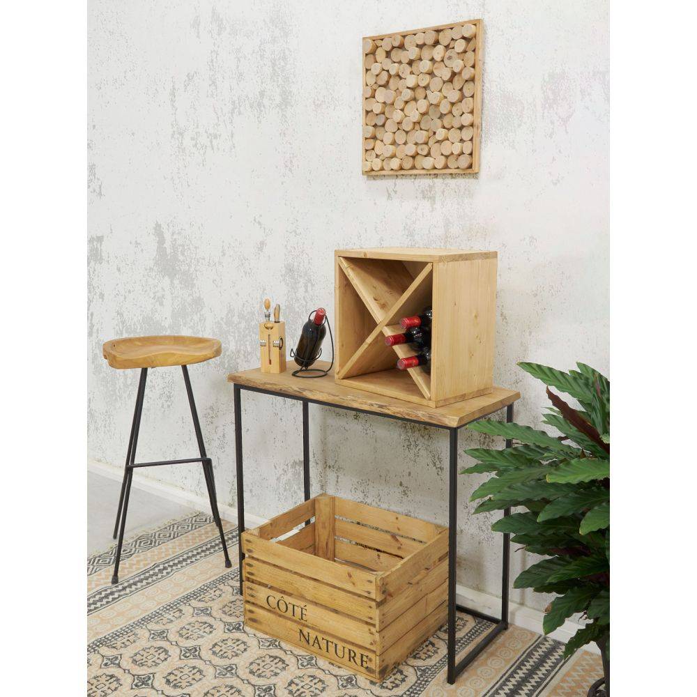 Aubry Gaspard - Porte bouteille de table en métal (Lot de 2) - Image 2