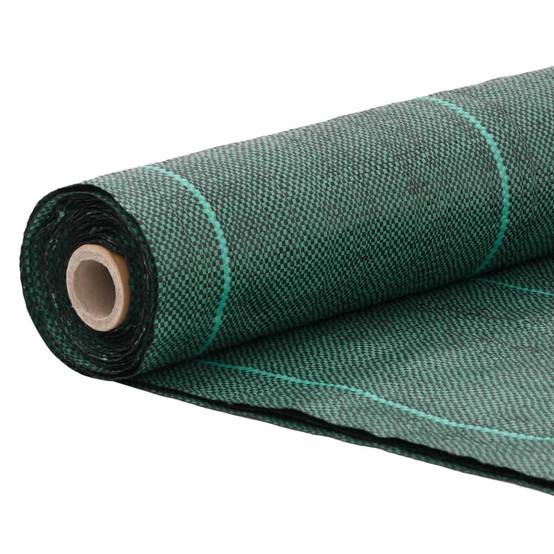 Toile de Paillage Polypropylène pour Jardin Potager Bloque Mauvaises Herbes 0,5x200 m Vert - ComfortXL Outdoor Living - Image 3