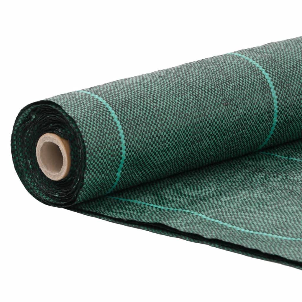 Toile de Paillage Polypropylène pour Jardin Potager Bloque Mauvaises Herbes 0,5x200 m Vert - ComfortXL Outdoor Living - Image 3